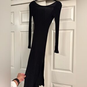Project Social T Black Long Sleeve Dress